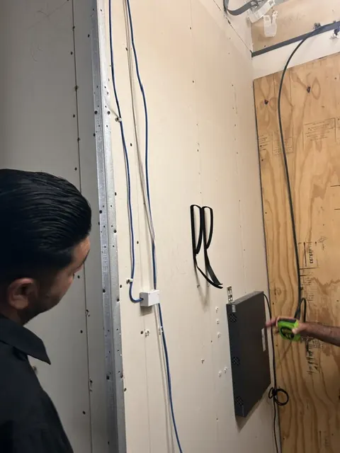 Before: unstructured network closet