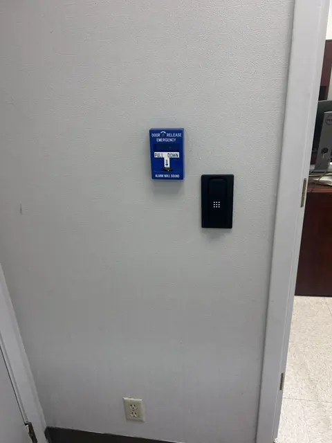 After blue cable pull install